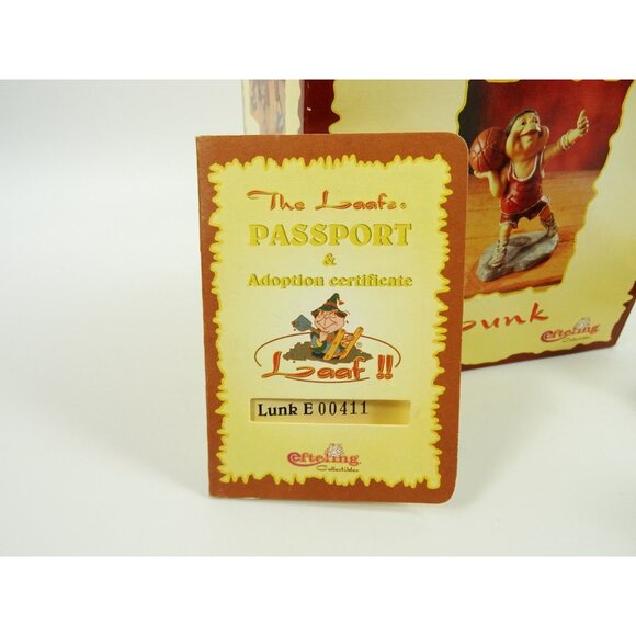 Lunk Laaf Efteling Collectible Figure Basketball Figurine in Box w Passport - Picture 7 of 11
